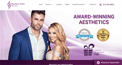 Desktop Screenshot of beverlyhillsmedspa.com